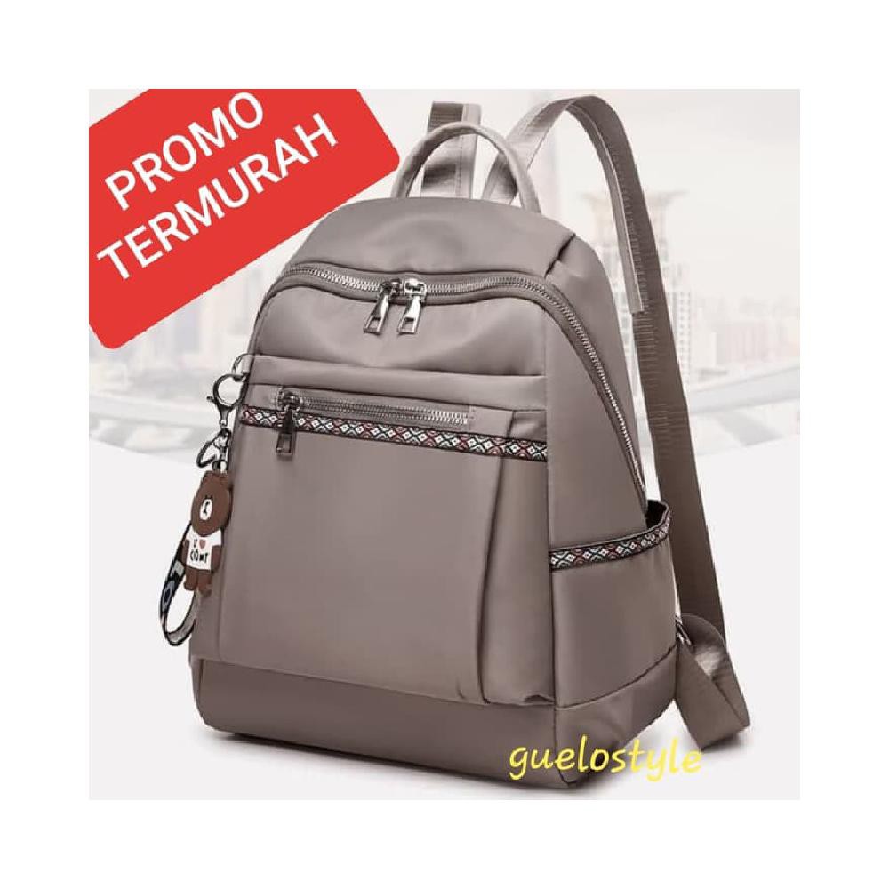 Tas Ransel Backpack wanita cewek Tas Kuliah sekolah cewek - GKueki
