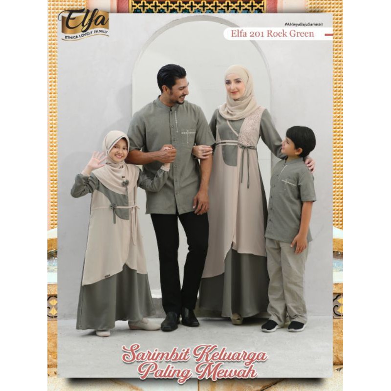 SARIMBIT LEBARAN 2021 ELFA 201 ROCK GREEN BY ETHICA