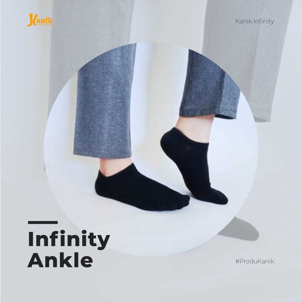 Kaos Kaki Sport Kanik Infinity Mix Mata Kaki dan Ankle by Kanik