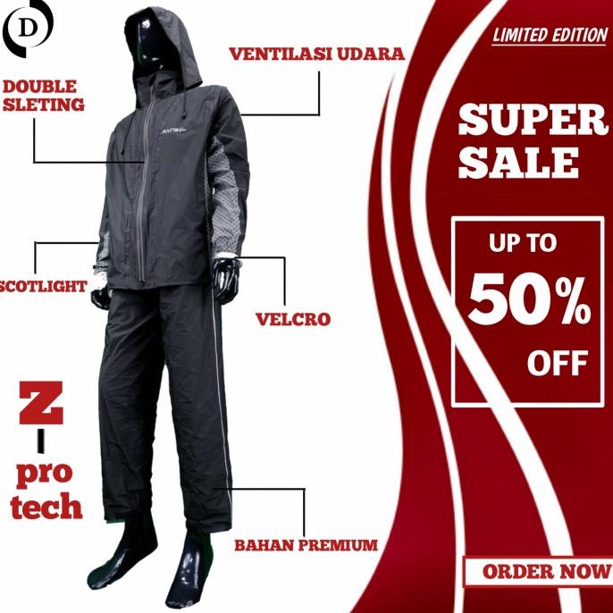 (COD) Jas Hujan Pria Wanita Special Touring Agile v1 Original Eiger Respiro PROMO Kode 752