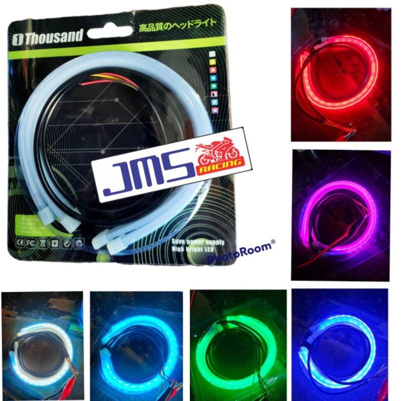 lampu alis drl led 1thausand biru merah putih ungu hijau ice blue plus sen running universal aerox nmax pcx Mio beat vario125/150 r15 ninja Vixion scoopy genio jupiter