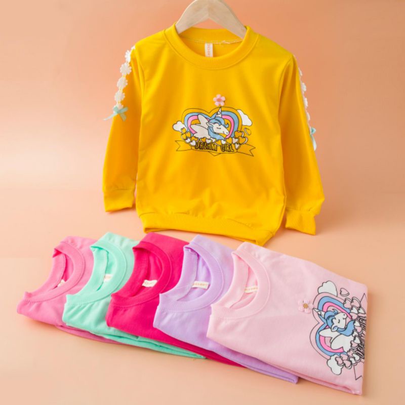 Baju Anak Perempuan Import / Sweater Anak Perempuan Import / 100 % IMPORT Usia 5 - 10 Tahun