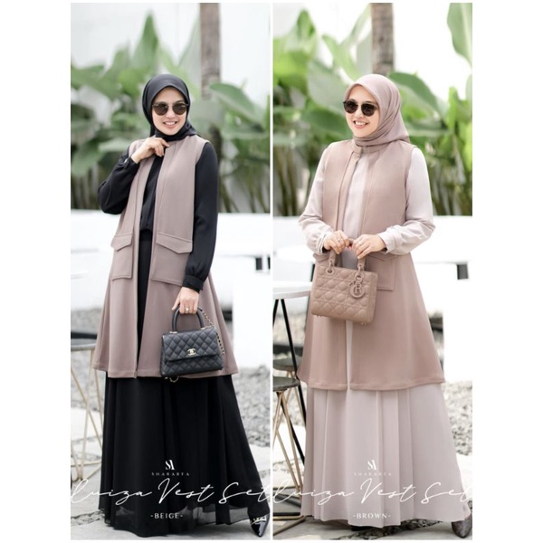 Luiza Vest Set By Shararea