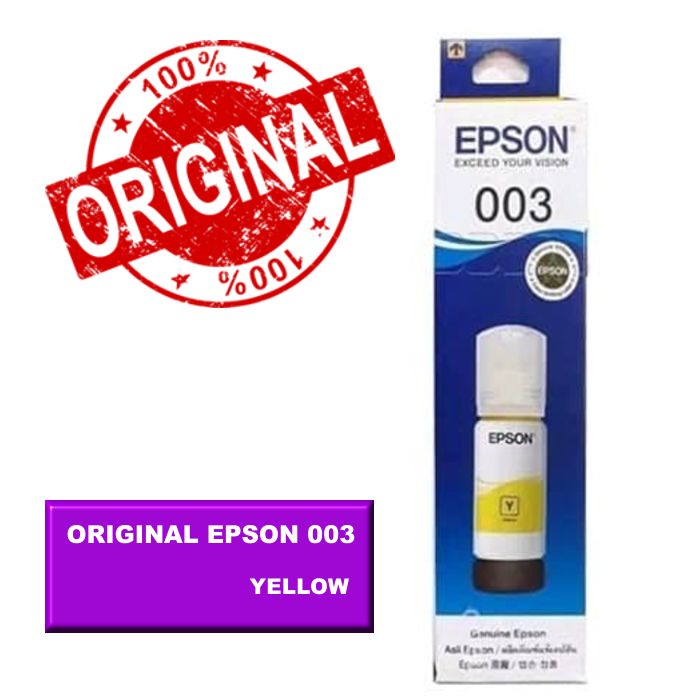 Tinta original epson 003 printer L3110 L3150 L5190 Box resmi ori epson indonesia