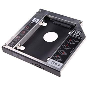 Second ssd hdd harddisk 2.5&quot; caddy 12mm 12.7mm sata 3.0 III Thick Tebal NB for optical drive dvd laptop