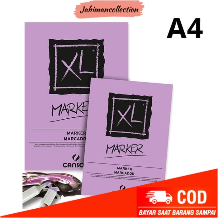 

✨ BISA COD ✨ CANSON XL MARKER PAD A4