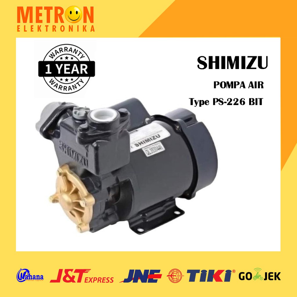 SHIMIZU PS 226 BIT SHALLOW WELL PUMP / WATER PUMP / POMPA AIR / PS226BIT