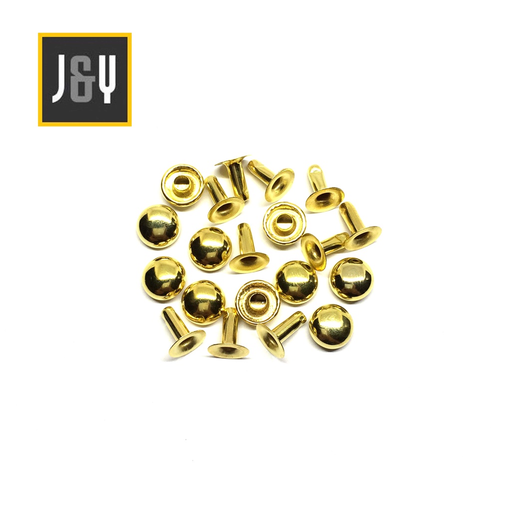 Rivet paku centang jamur 9 mm gold