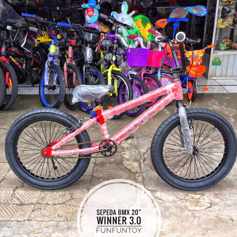 sepeda BMX 20” Winner 3.0 oversize ban lebar
