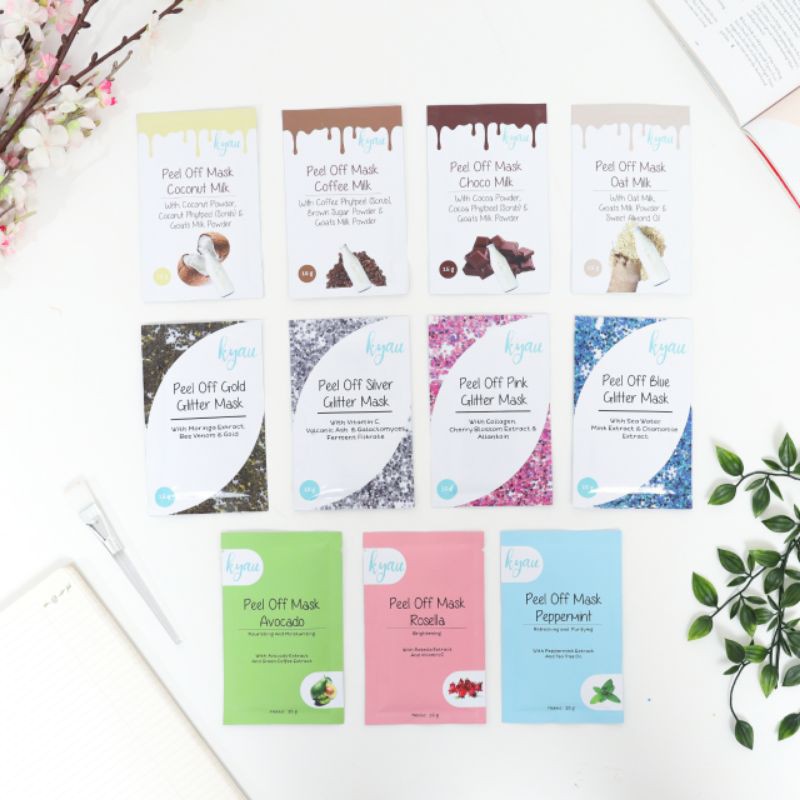 [RESELLER VIP] KYAU PEEL OFF MASK BPOM & HALAL MUI 15gr