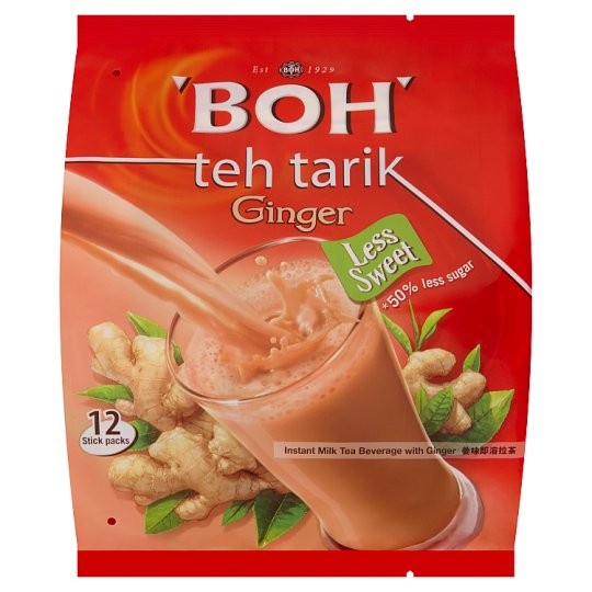 

Boh Teh Tarik Ginger Less Sweet / Kurang Manis 12 x 26 Gram