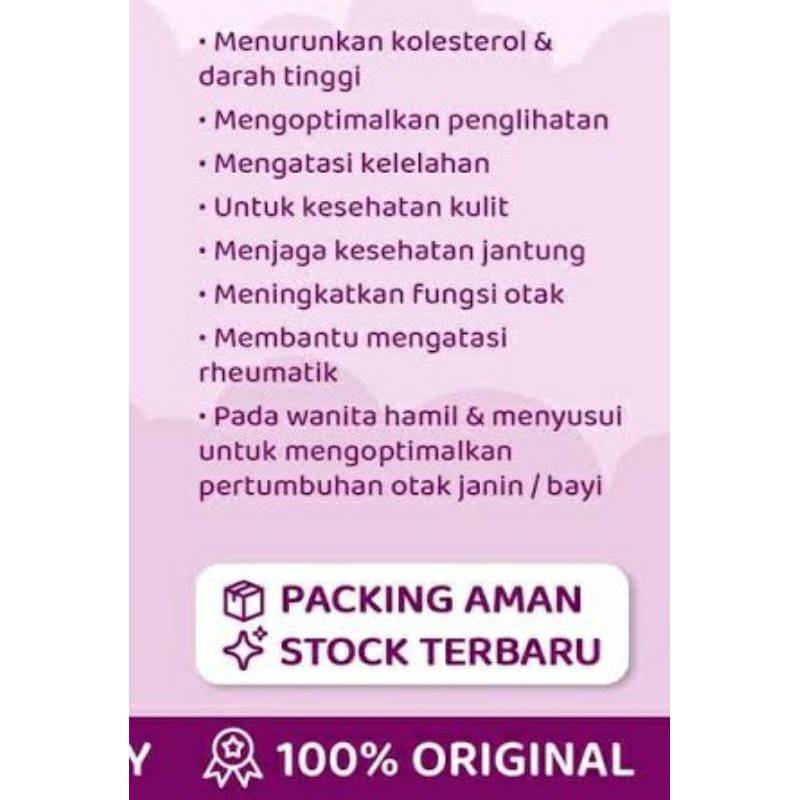 WELLNESS OMEGA 3 FISH OIL 1000 MG 75 SOFTGEL BUY 1 GET 1 SERVING SUPLEMEN MAKANAN KESEHATAN EPA DHA