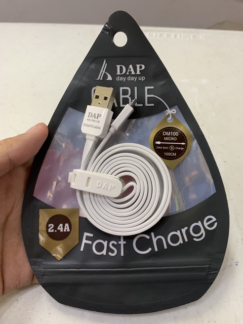 KABEL DATA MICRO DAP DM100 FAST CHARGING 2.4A