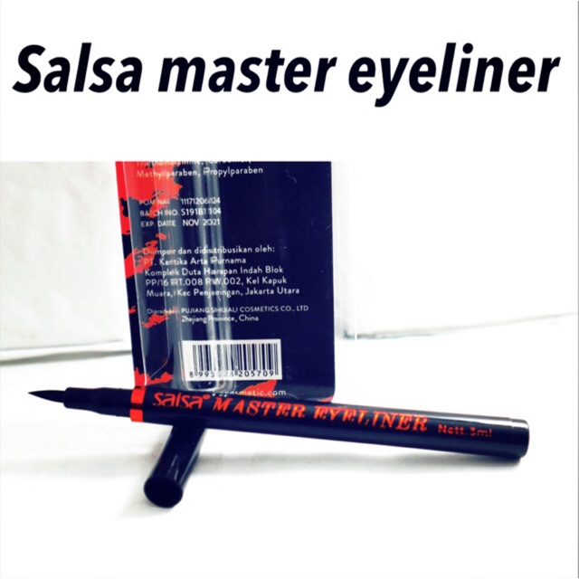 salsa bold eyeliner pen terbaru // eyeliner salsa // Salsa master eyeliner