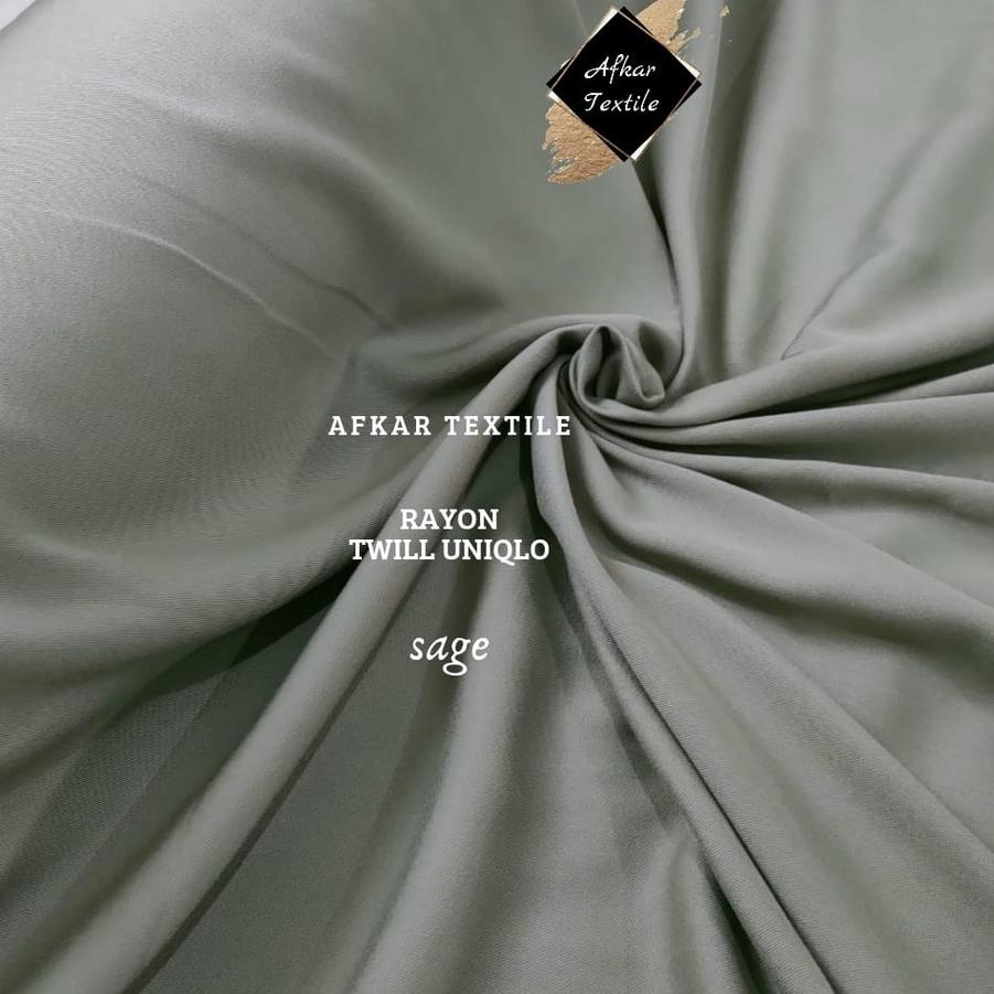 Awas Kain Rayon Twill Uniqlo / Katun Twill