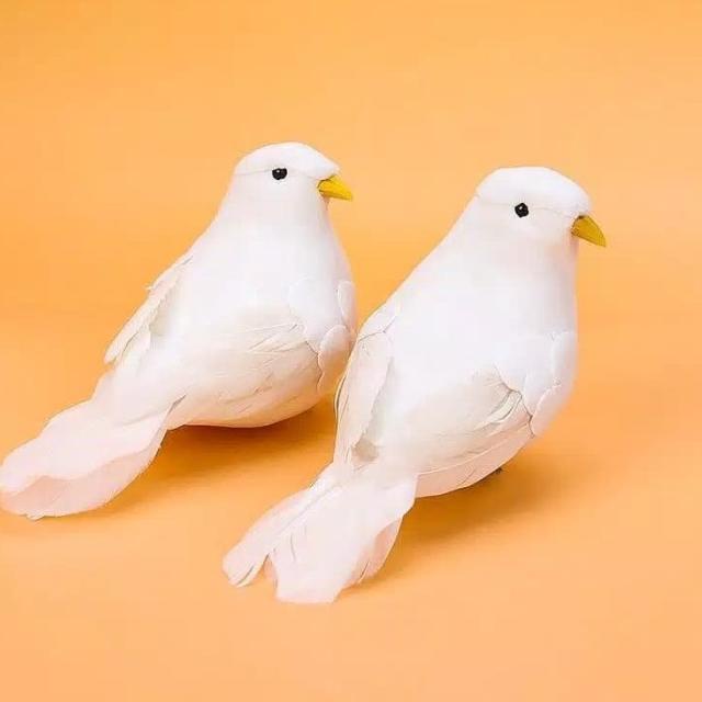 Terupdate ✰➸ boneka figure burung merpati dove dekorasi rumah cantik paling laris