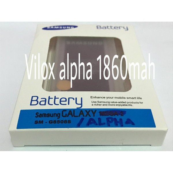 Batre baterai battery samsung alpha 1860mah 8505s original pack dus