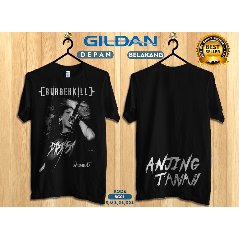 Burgerkill band ivan scumbag tshirt original gildan bg1