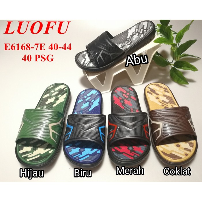 Menakjubkan Sandal Pria Kokop Luofu Sendal Import Cowok 6168-7E Bagus