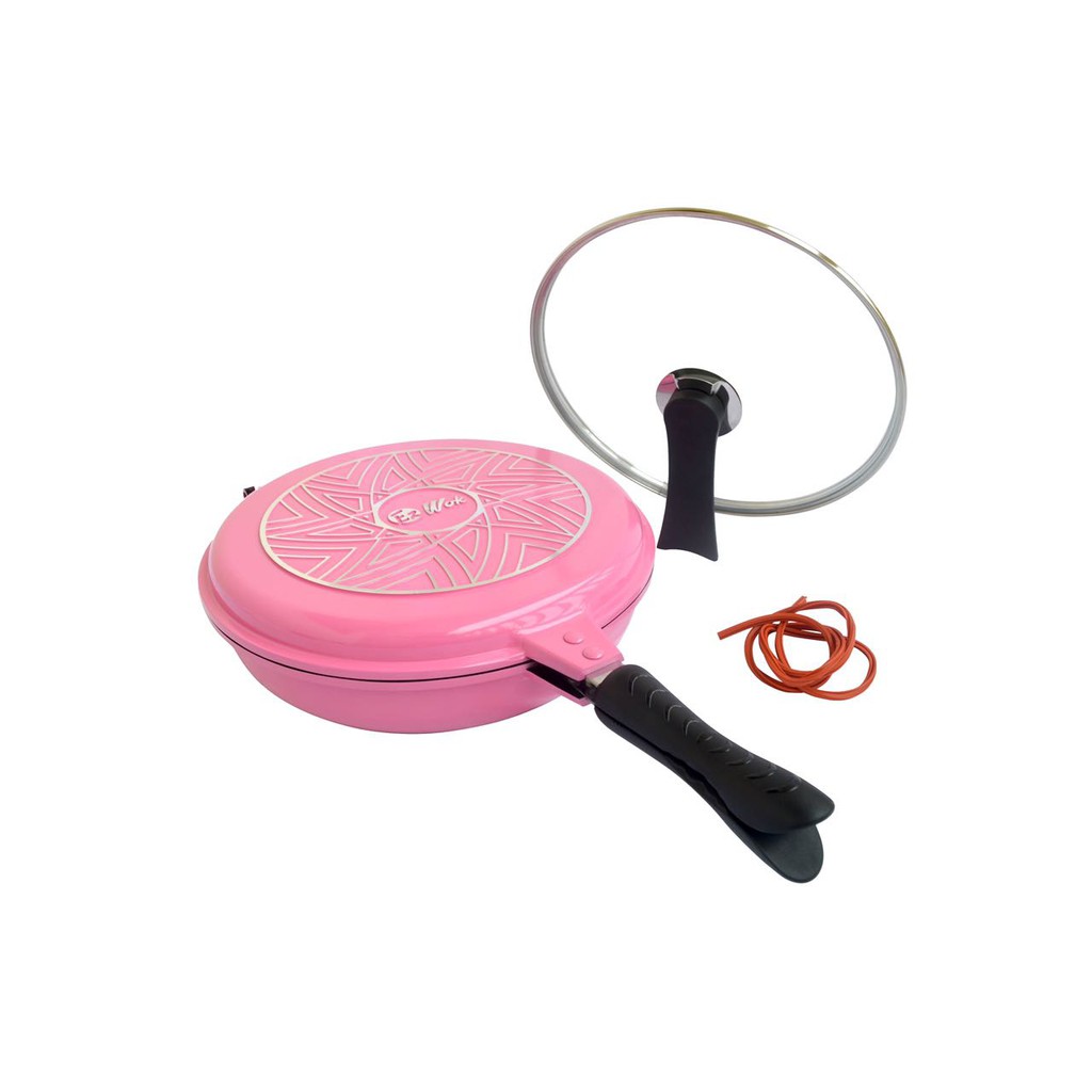 PANCI Double Pan Ez Wok Original PINK  Bukan Happy Call