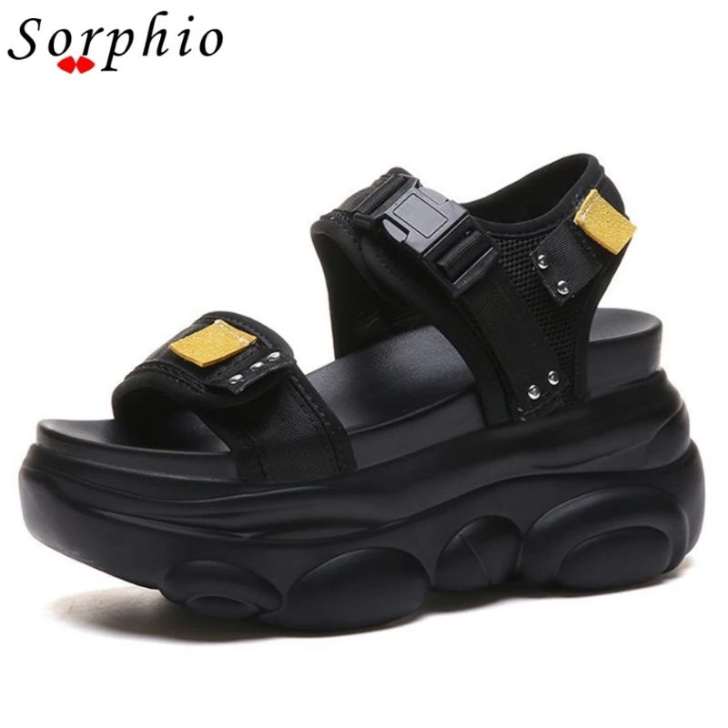 S41 Sandal Glitter Impor Wanita Korean Style Hak Tinggi Shoes Cew Jf477 Sandal Gunung Outdoor Wanit 
