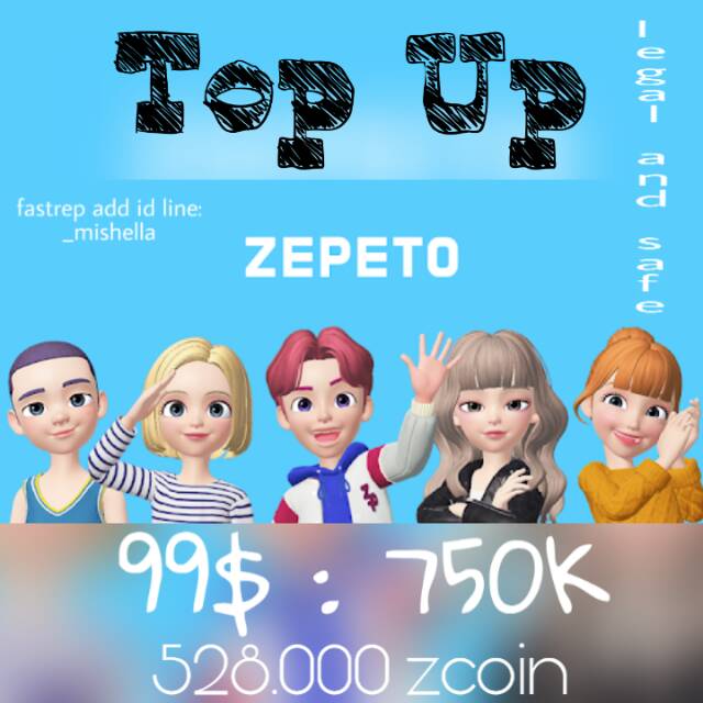 Top Up Zepeto Legal And Safe Shopee Indonesia