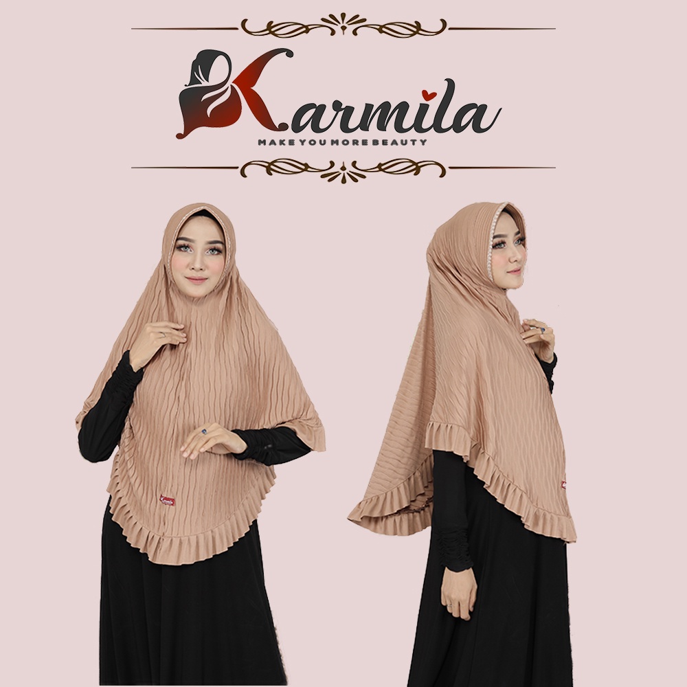 Hijab Instan /berego /Jumbo Plisket Gelombang