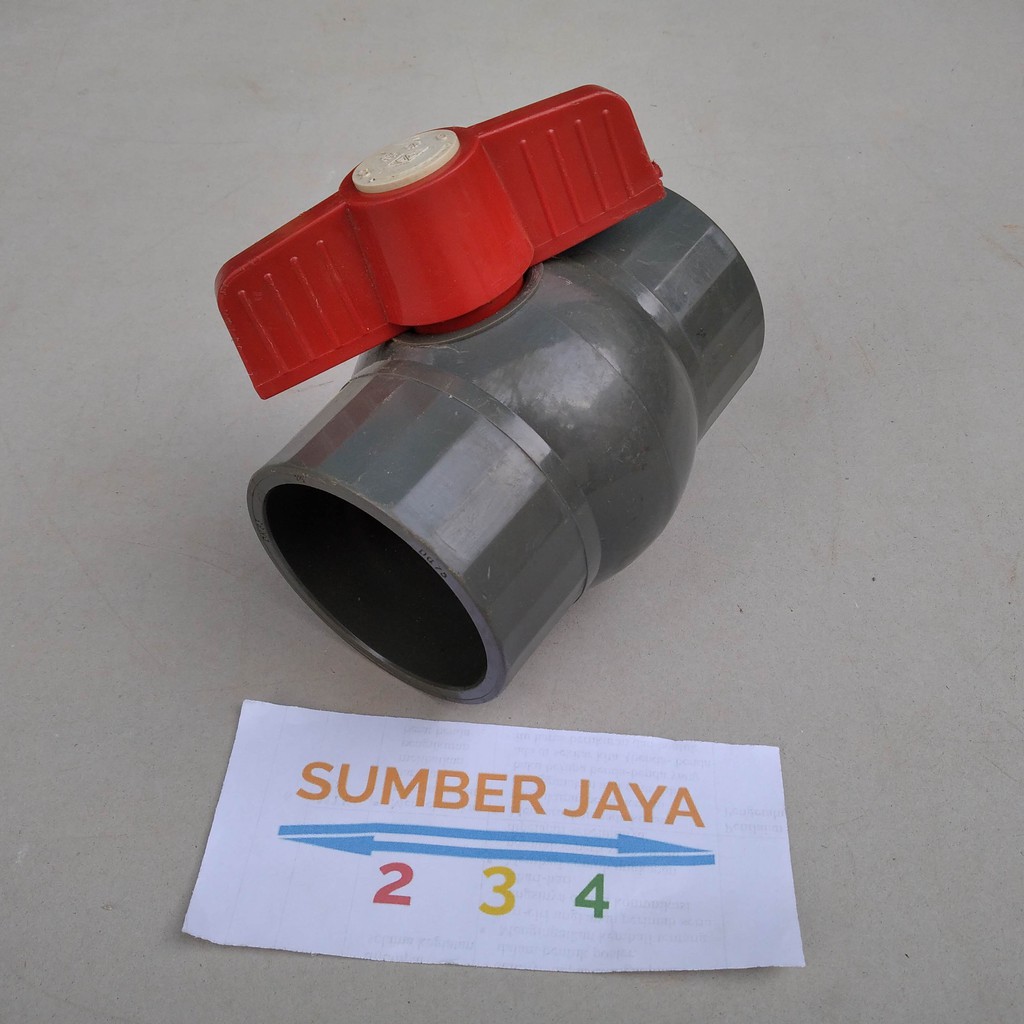 BALLVALVE PVC 2 1/2&quot; / STOP KRAN PVC 2 1/2&quot; TERMURAH