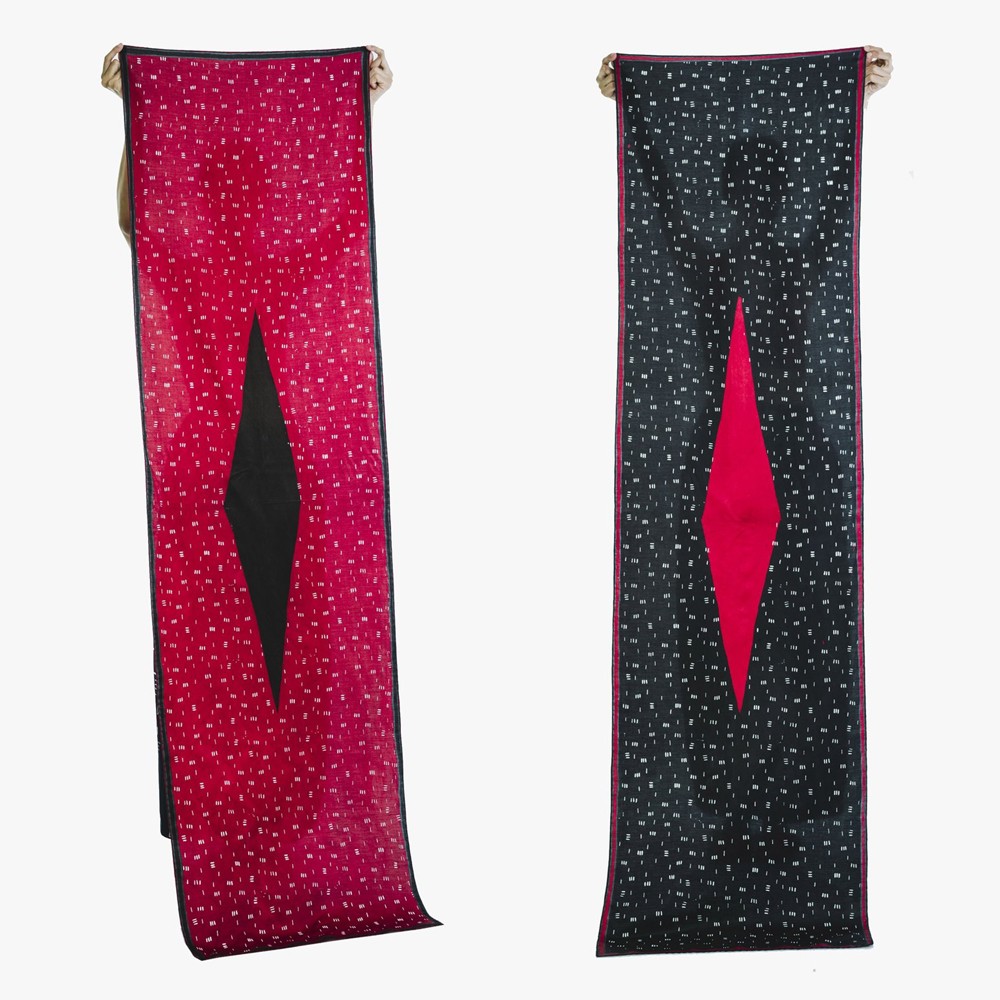 Selendang Bambu Wajik Batik Cap Sejauh Mata Memandang Shawl