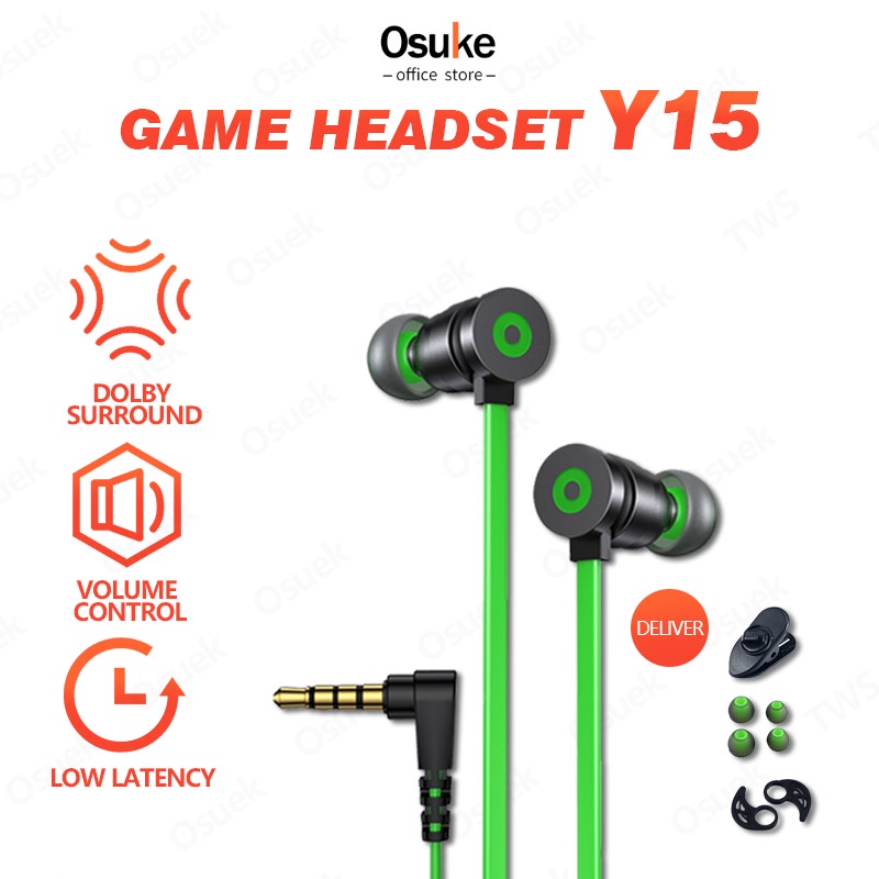 2022 New Headset Gaming PUBG Bass Noise Cancelling HIFI stereo sound 3.5mm plug wired earphone with microphone mobile phone computer universal