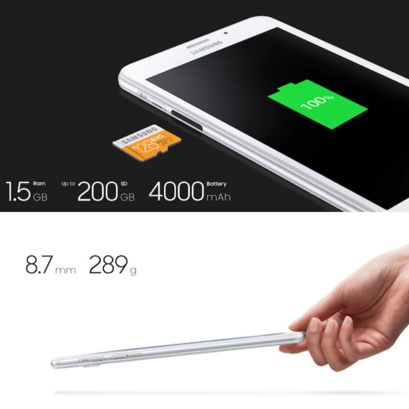 Samsung Galaxy TAB 3V Tablet T 116 Garansi Resmi-3