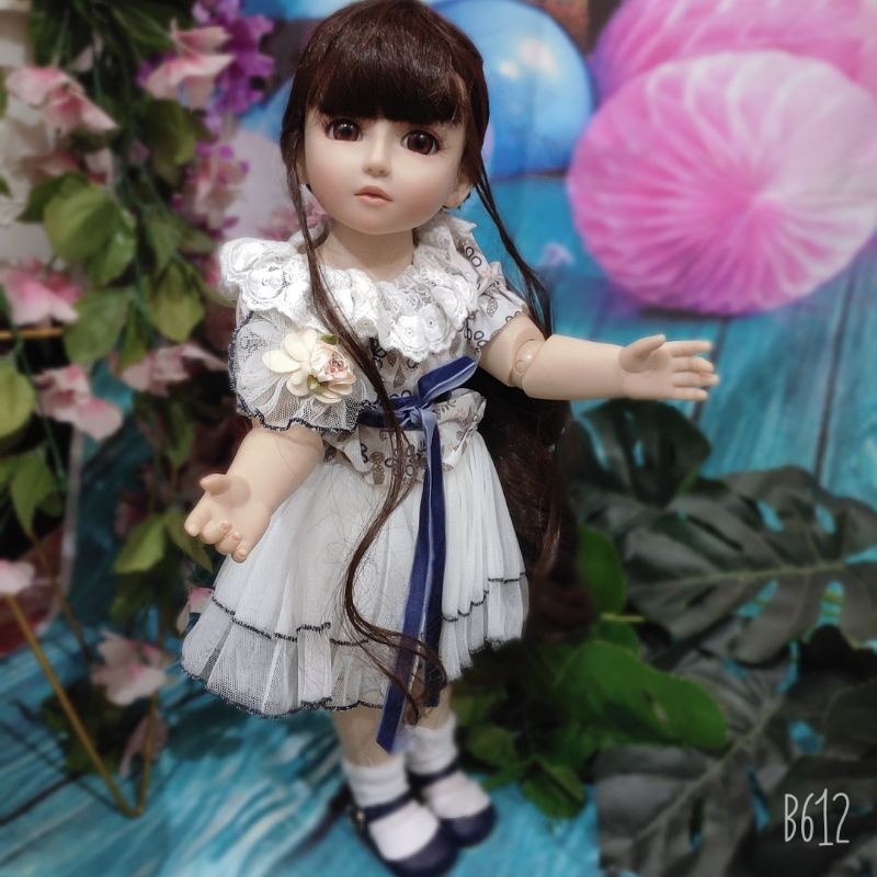 Boneka BJD Jumbo 45cm Cantik Premium dengan akta lahir