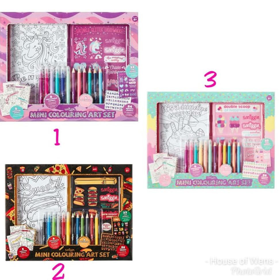 

SMIGGLE MINI COLOURING ART SET