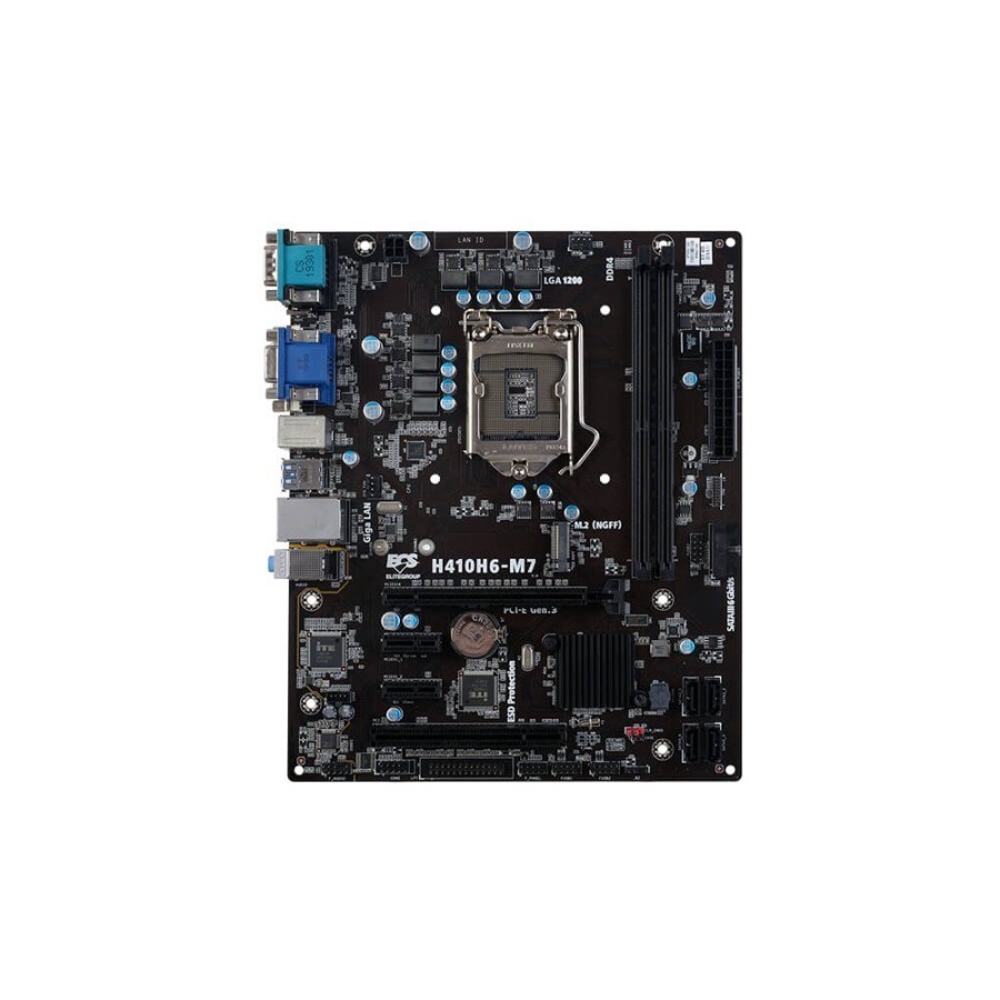 MOTHERBOARD ECS H410H6-M7 LGA 1200, H410, DDR4, SATAIII, GBLan, USB3.2