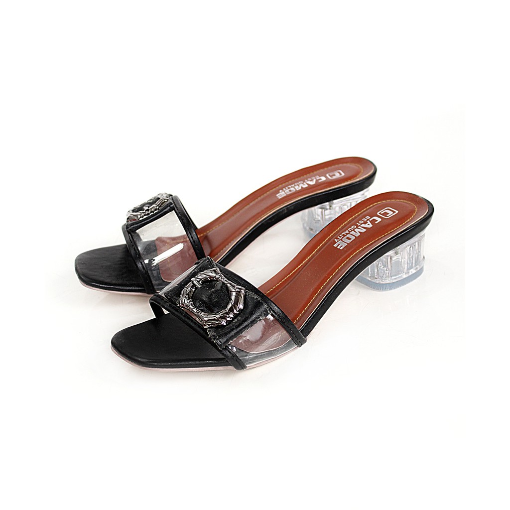 HIGH HEELS WANITA CAMOE RATUM  HAK TAHU 5 CM