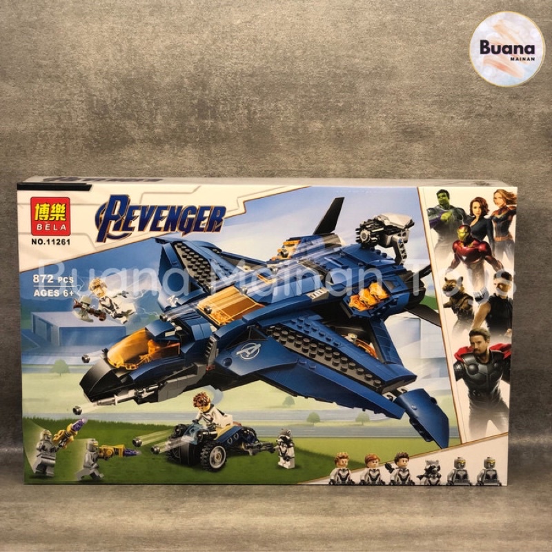 BRICKS BELA REVENGER 11261 AVENGER FIGHT PERANG SKY WAR HEROES BRICK EDUKASI ANAK