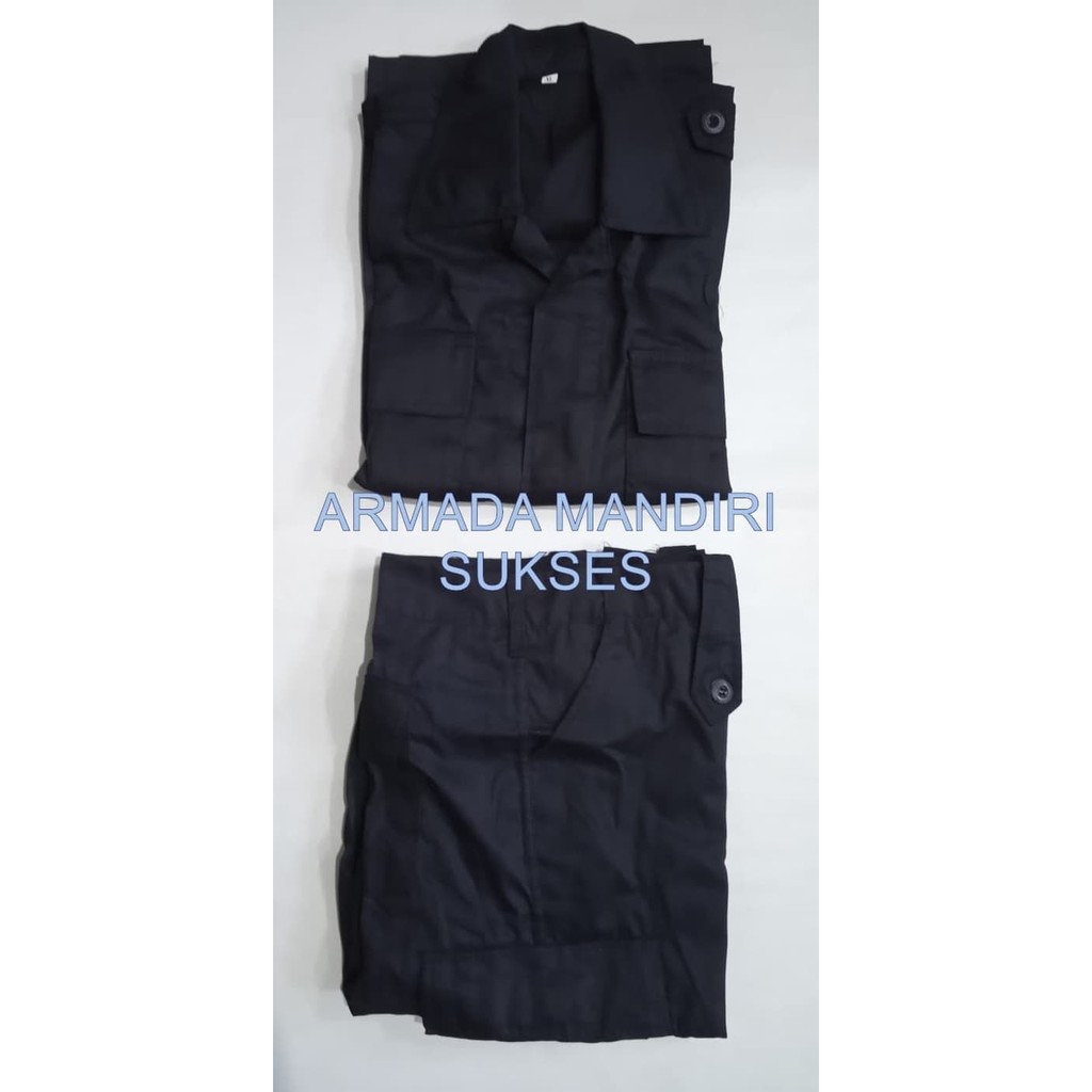 Seragam PDL Drill Satpam l Seragam PDL Security Biru Dongker