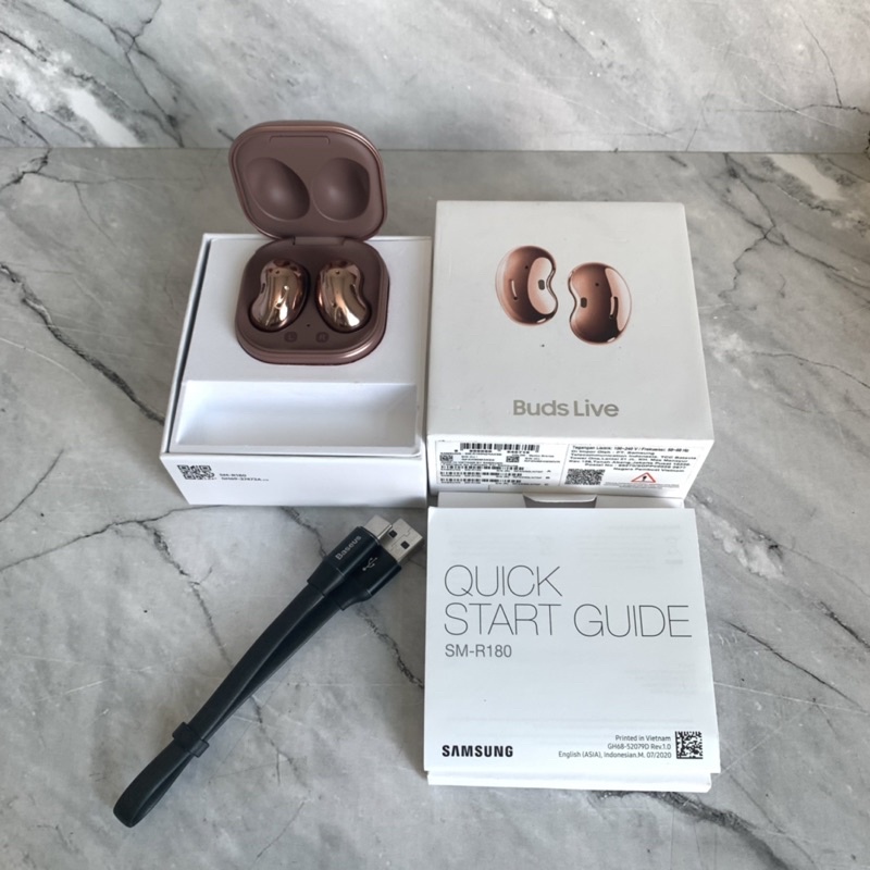 Samsung Buds Live SM-R180 Bekas - Fullset Resmi SEIN - Second