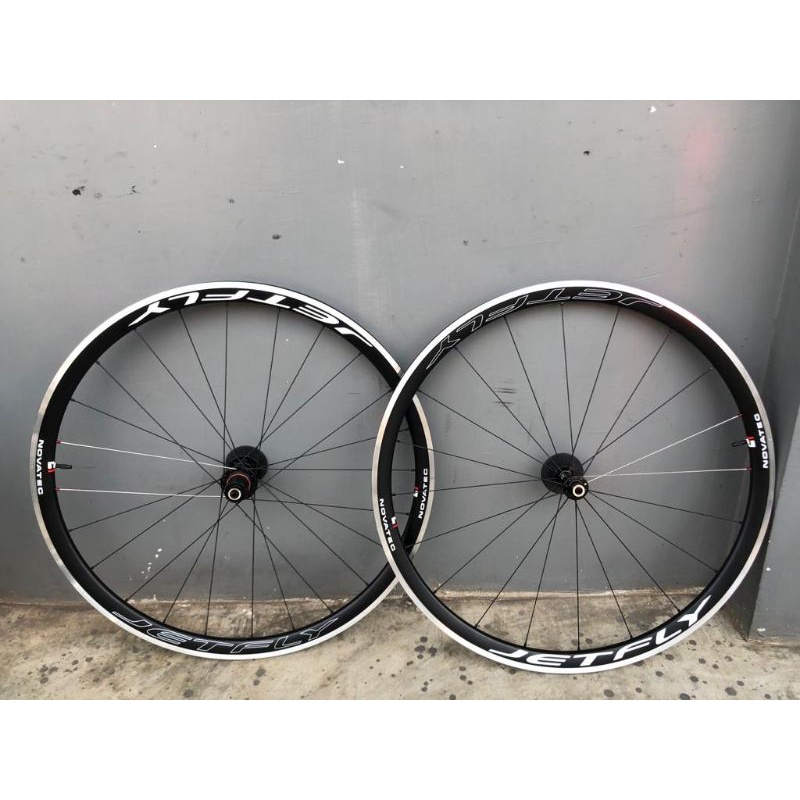 Wheelset Novatec Jetfly Alloy rims brake 700c Wheelset Roadbike rb balap