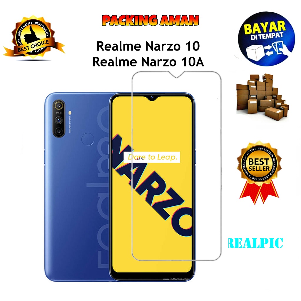 Tempered Glass Realme Narzo 10 Screen Protector Anti Gores