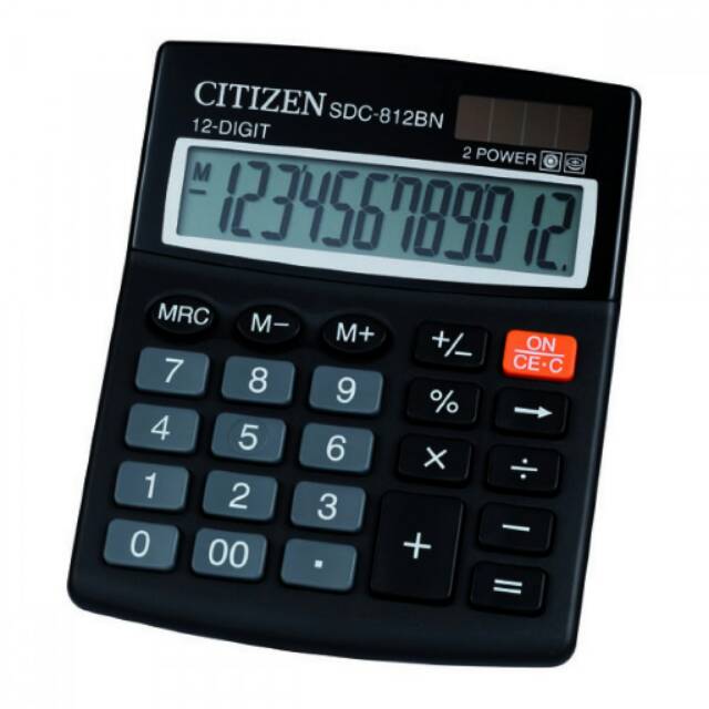 

KALKULATOR CITIZEN Model: SDC-812BN