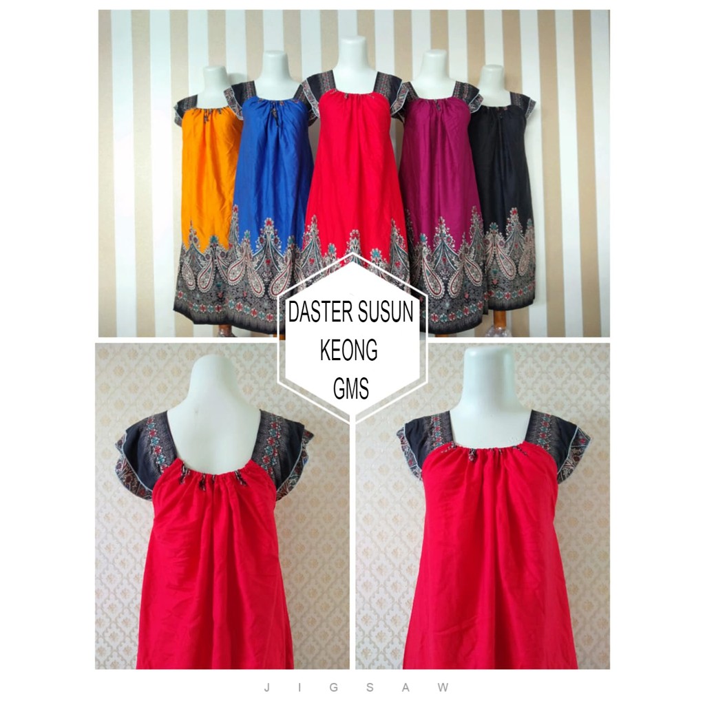 Daster lengan susun sritek daster batik daster Bali