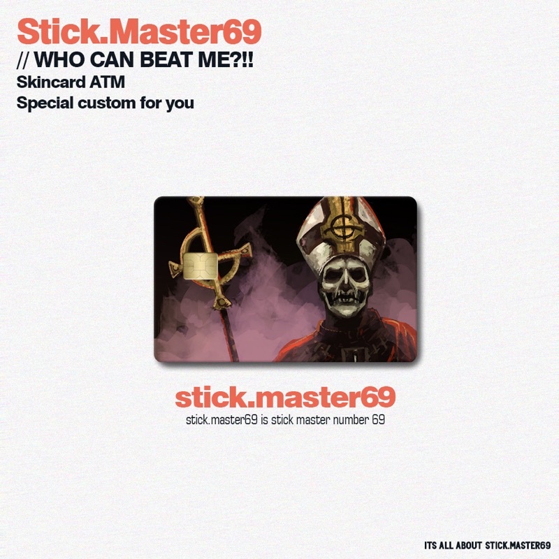 

GHOST / Band (SKIN/STICKER kartu ATM)