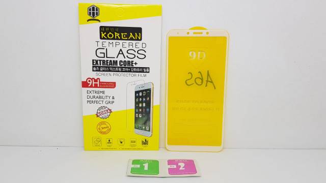 KOREAN Tempered Glass Samsung A6S 6.0&quot; FULL SCREEN TG 5D Samsung A6S FULL GLUE Anti Gores Kaca