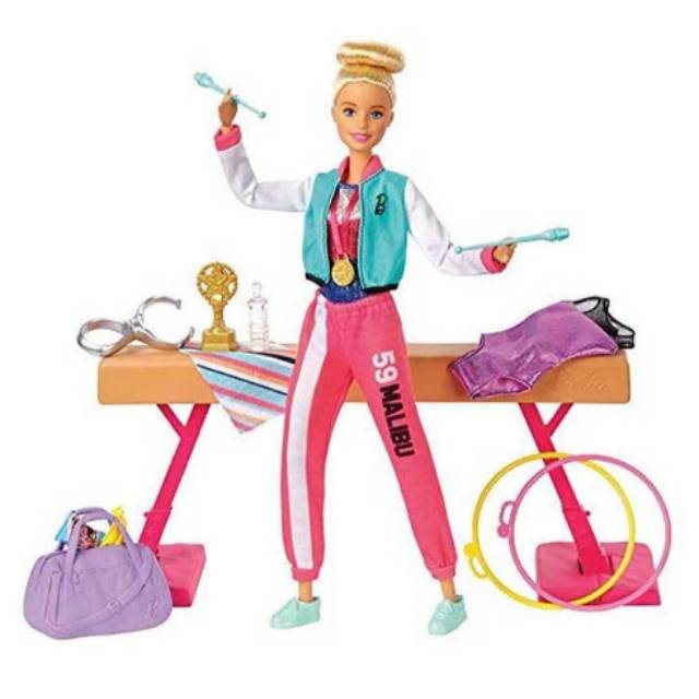 Barbie Gymnastics Playset Doll