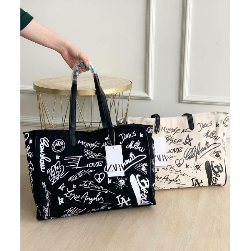 tote bag zara