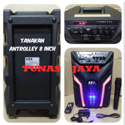 SPEAKER PORTABLE WIRELESS MEETING 8 INCH TANAKA DIAMOND ANTROLLEY 8 IN