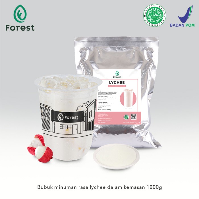 

BUBUK MINUMAN LYCHEE POWDER - FOREST BUBBLE DRINK