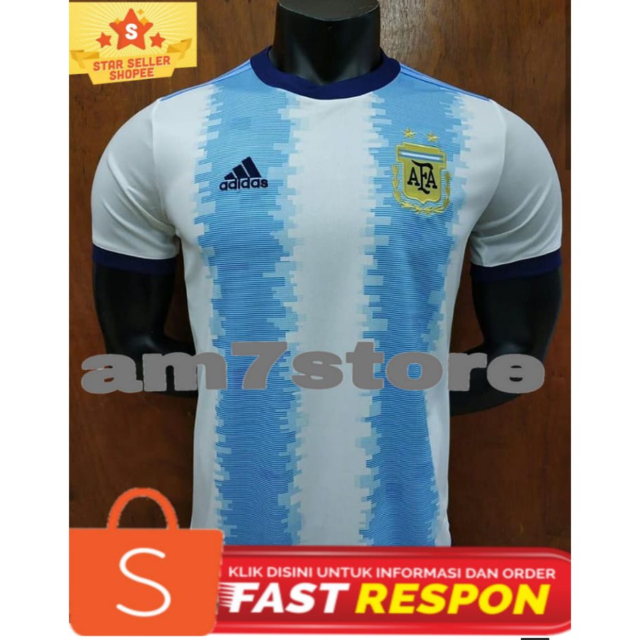 JERSEY BOLA PREMIUM TIMNAS ARGENTINA HOME 2019/2020