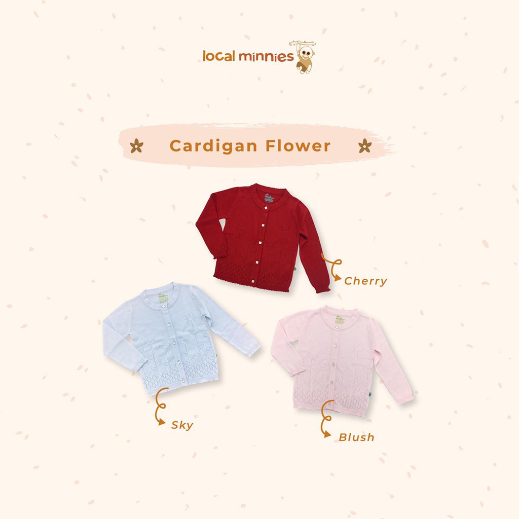 Bamboo & Bub - Cardigan Flower